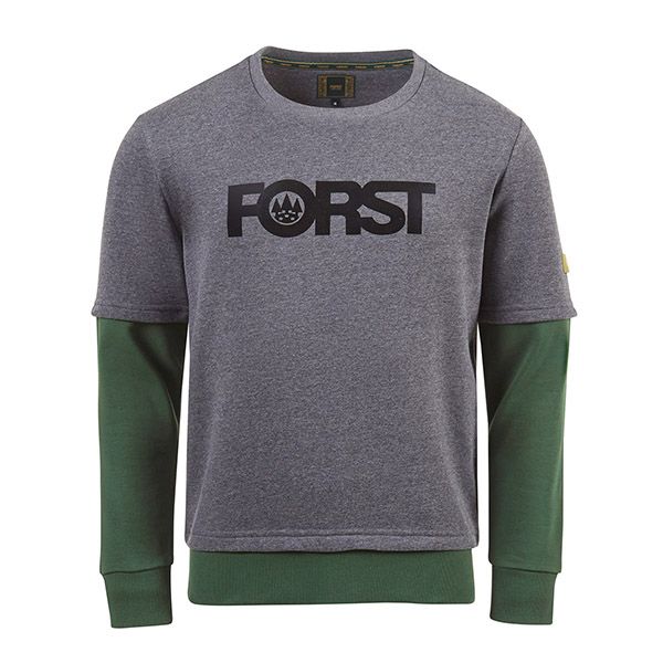 FORST Sweatshirt unisex grey/green
