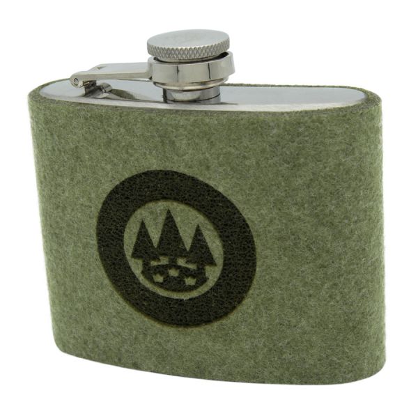 FORST laser logo liquor flask 5oz (felt)