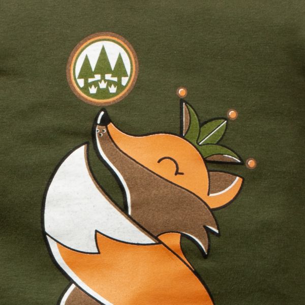 Green FORST T-shirt for children - Fox