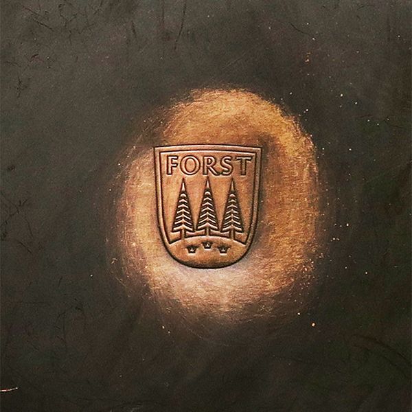 Place plate FORST copper 35 cm