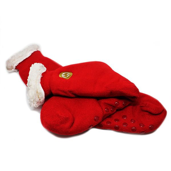 Christmas socks in red