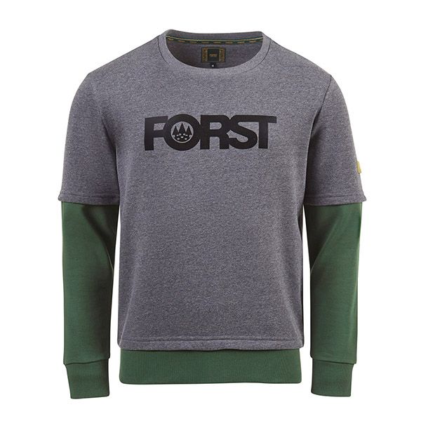 FORST Sweatshirt unisex grey/green