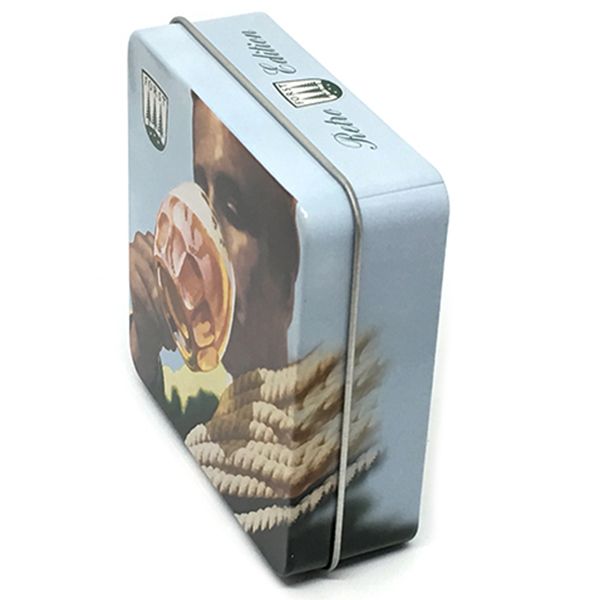 Metal box with 6 coasters