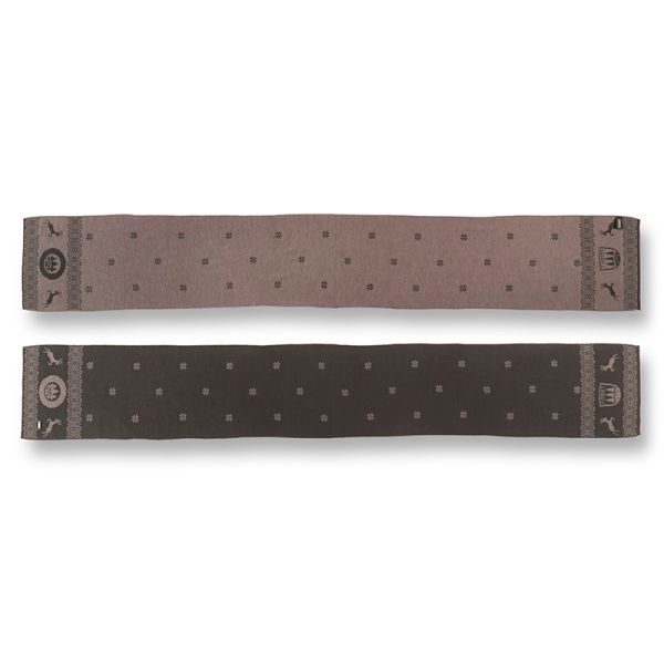 FORST scarf in beige-green reindeer motif