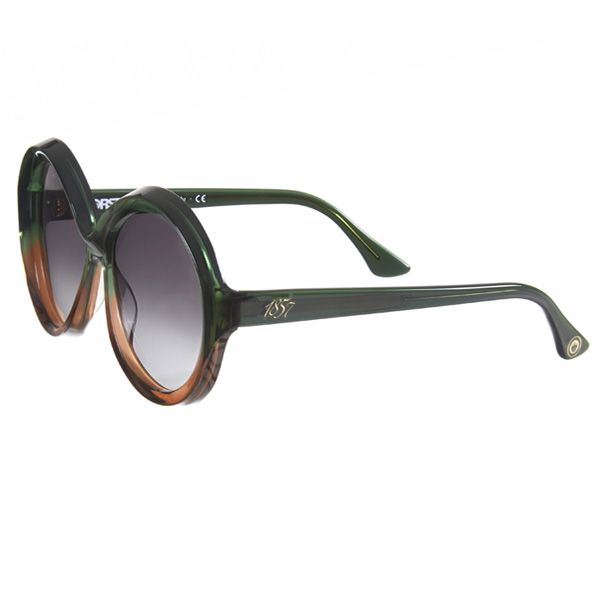 Sunglasses with case and cloth ladies round