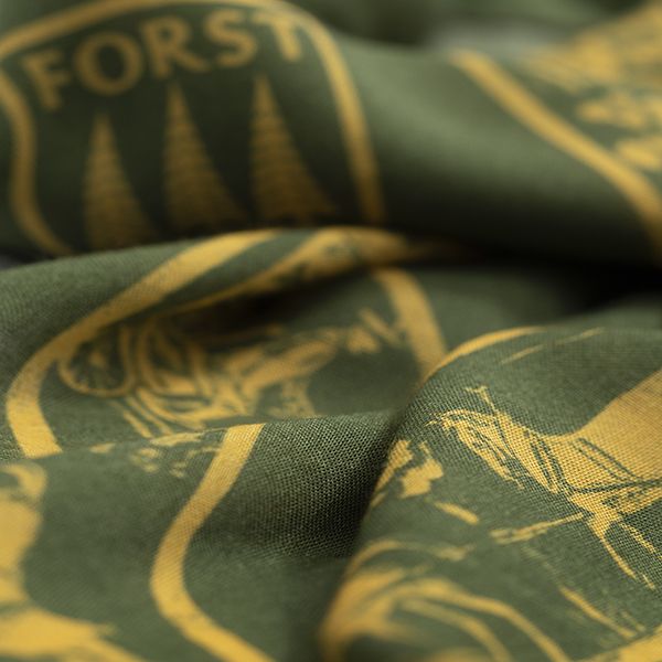 Modal scarf Green/Gold 60x170cm