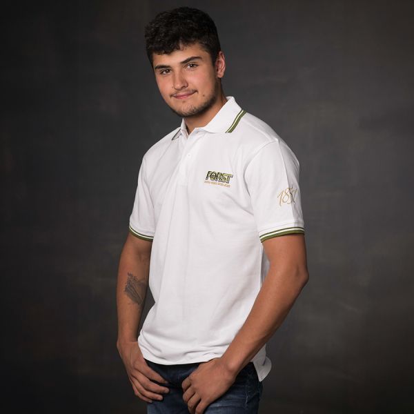 FORST Man's polo shirt white