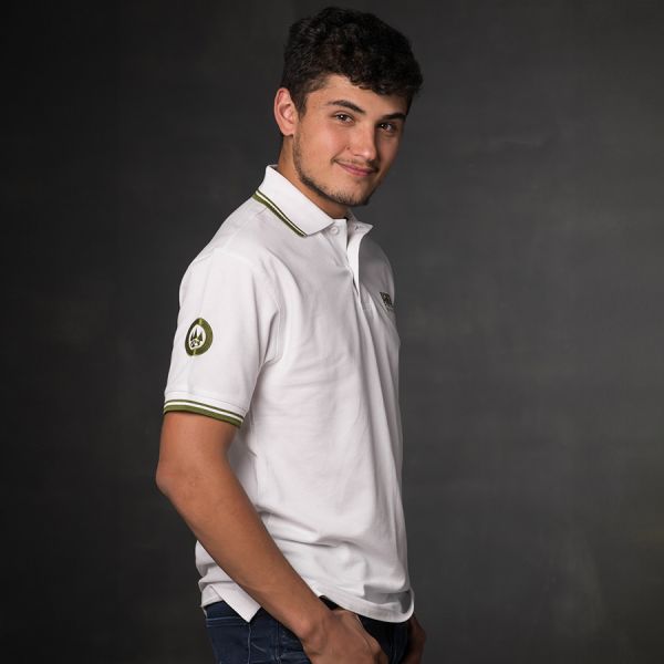 FORST Man's polo shirt white