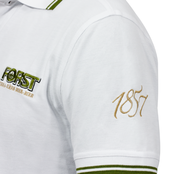 FORST Man's polo shirt white