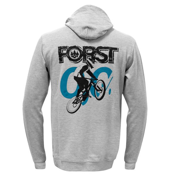 Hoodie Bike Oxford Grey