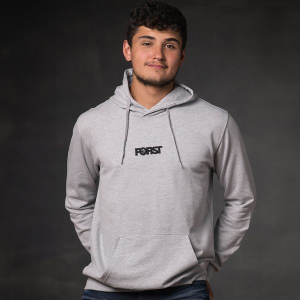 Hoodie Bike Oxford Grey