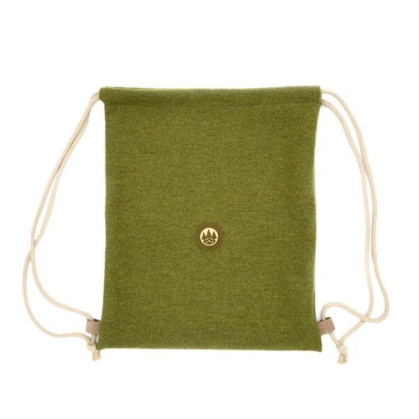 Backpack/sackpack with patch - colour alpine green