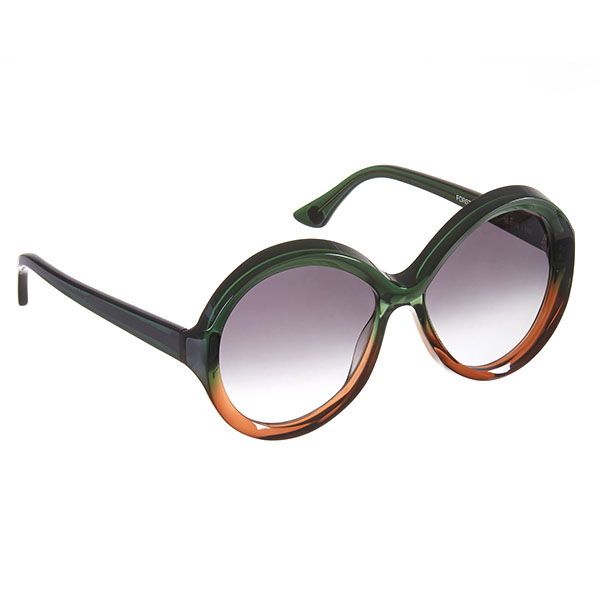 Sunglasses with case and cloth ladies round